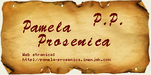 Pamela Prosenica vizit kartica